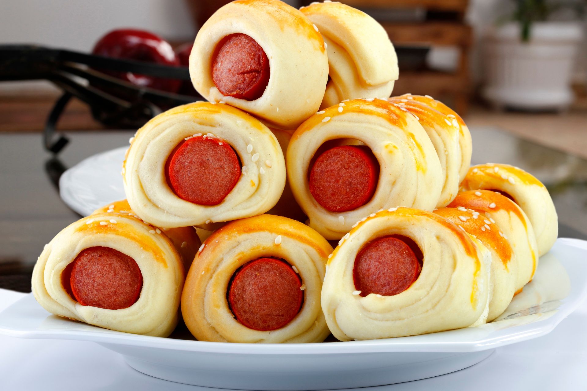 Enroladinho de salsicha