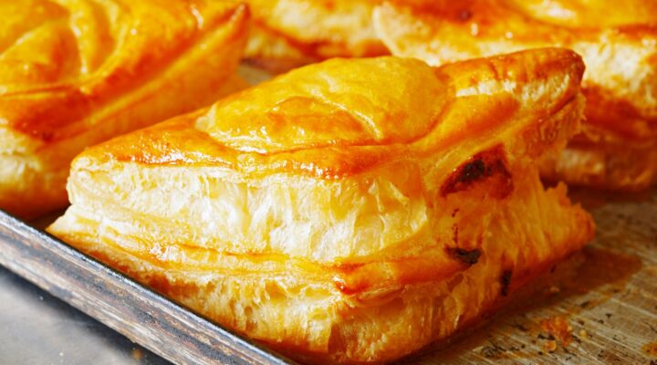 Massa folhada para salgados