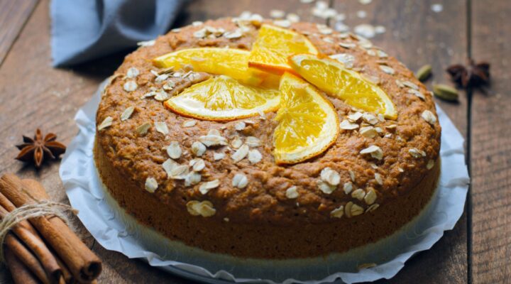 Bolo de laranja para padarias