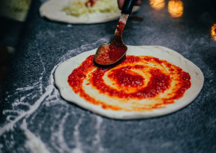 Massa de pizza simples